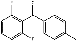 2,6-DIFLUORO-4'-METHYLBENZOPHENONE Structure