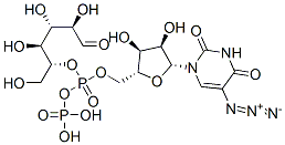 5-azidouridine 5'-diphosphoglucose Structure