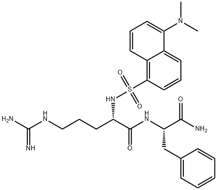 dansyl-arginyl-phenylalaninamide Structure