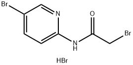 N-(5-bromopyridin-2-yl)-2-bromoacetamide hydrobromide 구조식 이미지