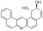 (+-)-trans-1,2-Dihydroxy-1,2-dihydrodibenz(a,j)acridine Structure