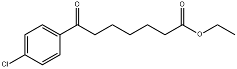 ETHYL 7-(4-CHLOROPHENYL)-7-OXOHEPTANOATE Structure