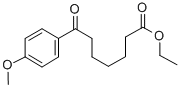 ETHYL 7-(4-METHOXYPHENYL)-7-OXOHEPTANOATE 구조식 이미지