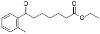ETHYL 7-(2-METHYLPHENYL)-7-OXOHEPTANOATE 구조식 이미지