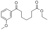 ETHYL 7-(3-METHOXYPHENYL)-7-OXOHEPTANOATE Structure