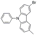 3-broMo-6-Methyl-9-phenyl-9h-carbazole Structure