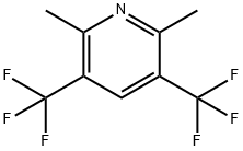 2,6-Dimethyl-3,5-bis(trifluoromethyl)pyridine Structure