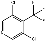 3,5-디클로로-4-(트리플루오로메틸)피리딘 구조식 이미지