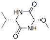 2,5-Piperazinedione,3-methoxy-6-(1-methylethyl)-,(3S-cis)-(9CI) 구조식 이미지