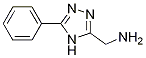 C-(5-Phenyl-4H-[1,2,4]triazol-3-yl)-methylamine Structure