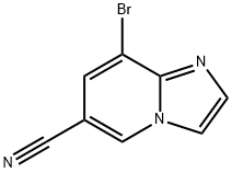 8-bromoimidazo[1,2-a]pyridine-6-carbonitrile Structure