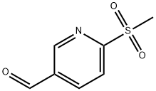 6-(Methylsulfonyl)nicotinaldehyde Structure