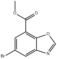 Methyl 5-bromo-1,3-benzoxazole-7-carboxylate Structure