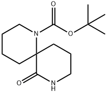 tert-Butyl 11-oxo-5,10-diazaspiro[5.5]undecan-5-carboxylate Structure