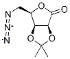 5-아지도-5-데옥시-2,3-O-이소프로필리덴-D-릭소노-1,4-락톤 구조식 이미지
