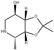 1,3-Dioxolo4,5-cpyridin-7-ol, hexahydro-2,2,4-trimethyl-, (3aR,4S,7R,7aS)- Structure