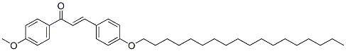 (E)-4'-Methoxy-4-octadecyloxychalcone Structure