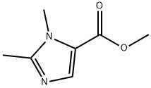 1H-이미다졸-5-카르복실산,1,2-디메틸-,메틸에스테르(9CI) 구조식 이미지