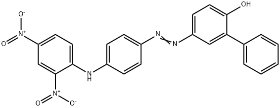 5-[[4-[(2,4-dinitrophenyl)amino]phenyl]azo][1,1'-biphenyl]-2-ol  구조식 이미지