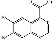4-Quinazolinecarboxylic acid, 6,7-dihydroxy- (9CI) 구조식 이미지