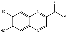 2-Quinoxalinecarboxylic acid, 6,7-dihydroxy- (9CI) Structure