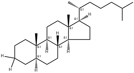 CHOLESTANE-3,3-D2 Structure