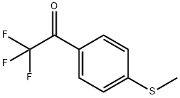 에타논,2,2,2-트리플루오로-1-[4-(메틸티오)페닐]-(9Cl) 구조식 이미지