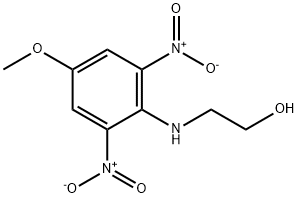 HYDROXYETHYL-2,6-DINITRO-p-ANISIDINE Structure