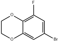 7-Bromo-5-fluoro-2,3-dihydrobenzo[1,4]dioxine 구조식 이미지