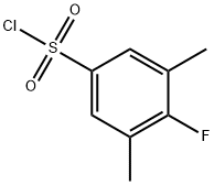 4-Fluoro-3,5-dimethylbenzenesulfonylchloride 구조식 이미지