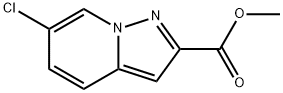 6-Chloropyrazolo[1,5-a]pyridin-2-carboxylic acid Methyl ester Structure