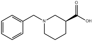 S-1-Benzyl-piperidine-3-carboxylic acid Structure