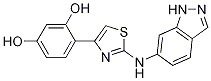 1,3-Benzenediol,4-[2-(1H-indazol-6-ylaMino)-4-thiazolyl]- 구조식 이미지