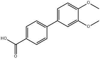 3',4'-DIMETHOXYBIPHENYL-4-CARBOXYLIC ACID 구조식 이미지