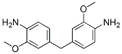 Methane, bis(4-amino-3-methoxyphenyl)- Structure