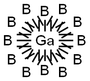 gallium dodecaboride  Structure