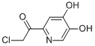 Ethanone, 2-chloro-1-(4,5-dihydroxy-2-pyridinyl)- (9CI) 구조식 이미지