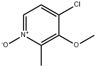 4-Chloro-3-methoxy-2-methylpyridine N-oxide 구조식 이미지