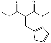 DIMETHYL 2-(THIOPHEN-2-YLMETHYL)MALONATE Structure