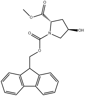 N-Fmoc-trans-4-hydroxy-L-proline methyl ester Structure