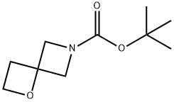 tert-부틸1-옥사-6-아자스피로[3,3]헵탄-6-카르복실레이트 구조식 이미지