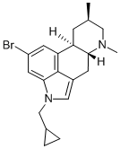 (8-beta)-13-Bromo-1-(cyclopropylmethyl)-6,8-dimethylergoline Structure