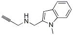 2-(N-(2-propynyl)aminomethyl)-1-methylindole Structure