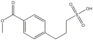 3-(4-(메톡시카르보닐)페닐)프로판-1-술폰산 구조식 이미지
