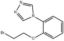 4-(2-(2-bromoethoxy)phenyl)-4H-1,2,4-triazole 구조식 이미지
