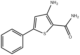 3-AMINO-5-PHENYLTHIOPHENE-2-CARBOXAMIDE Structure