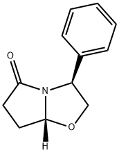 (3S-CIS)-(-)-3-PHENYLTETRAHYDROPYRROLO-[2,1-B]-OXAZOL-5(6H)-ONE Structure