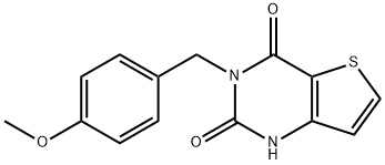 3-(4-Methoxy-benzyl)-1H-thieno[3,2-d]pyriMidine-2,4-dione 구조식 이미지