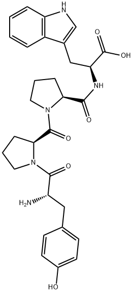 H-TYR-PRO-PRO-TRP-OH Structure