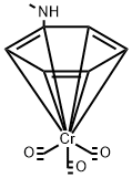 TRICARBONYL(N-METHYLANILINE)CHROMIUM(0) Structure